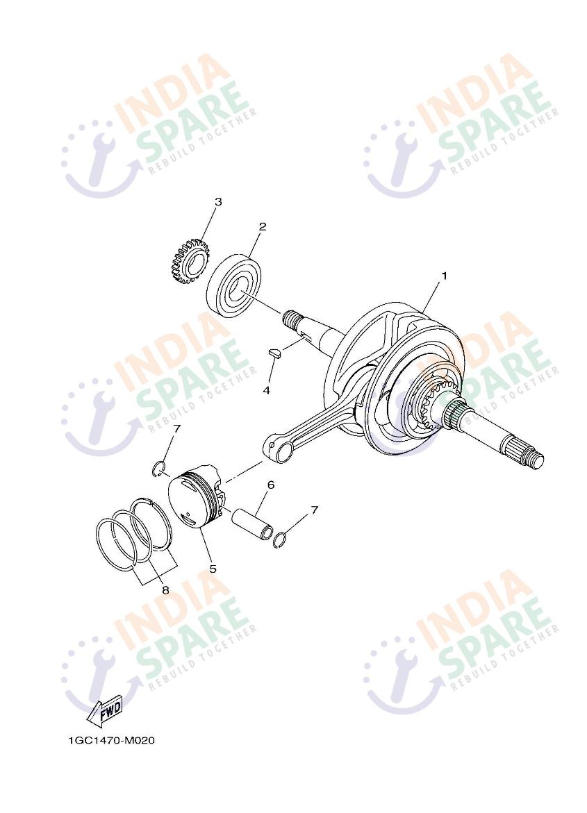 CRANKSHAFT & PISTON